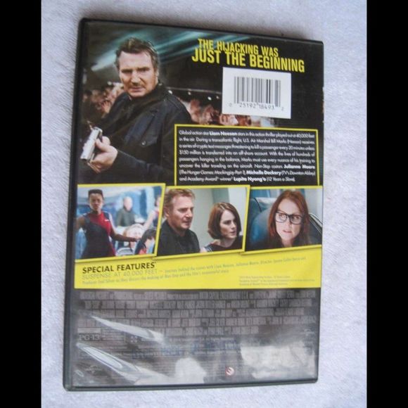 Non-Stop Liam Neeson Julianne Moore 2014 Flight Hijacked DVD Movie Bundle for $3 - Picture 2 of 7